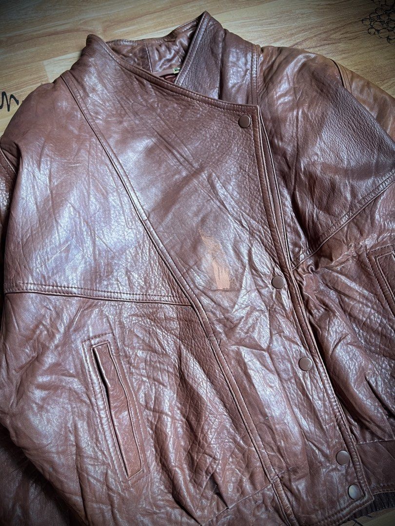 Vintage Japanese Biker Jacket (Category: Coats, Jackets and Outerwear) located in Malaybalay. Submitted by spl3ndd_artifacts (Listing ID 1442926914, Image 3). Description: 24x24.