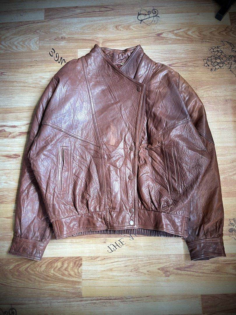 Vintage Japanese Biker Jacket (Category: Coats, Jackets and Outerwear) located in Malaybalay. Submitted by spl3ndd_artifacts (Listing ID 1442926914, Image 1). Description: 24x24.