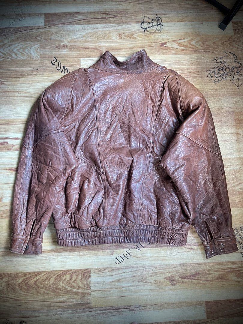 Vintage Japanese Biker Jacket (Category: Coats, Jackets and Outerwear) located in Malaybalay. Submitted by spl3ndd_artifacts (Listing ID 1442926914, Image 2). Description: 24x24.