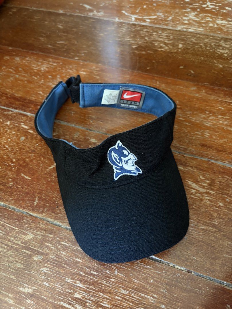Vintage Nike Duke Blue Devils Wool Visor (Category: Caps & Hats) located in Muntinlupa City. Submitted by buuttercup (Listing ID 1442927857, Image 1). Description: 100% wool. Hard to find! Vintage - still in great usable condition.