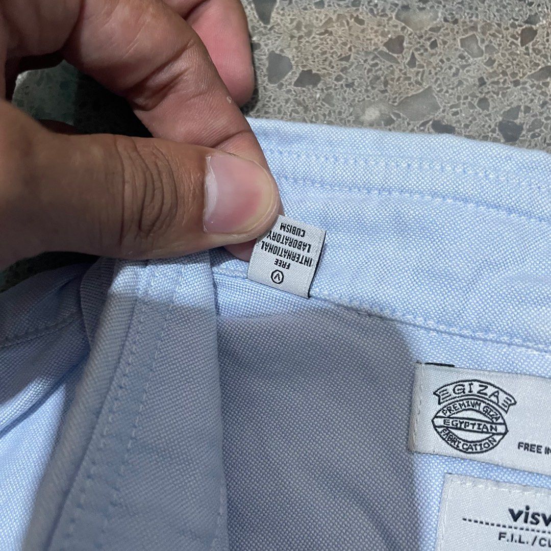 visvim longsleeve sky blue (Category: Tshirts & Polo Shirts ) located in Santo Tomas. Submitted by denev17 (Listing ID 1443018364, Image 3). Description: length 28 front 31 back width 21.