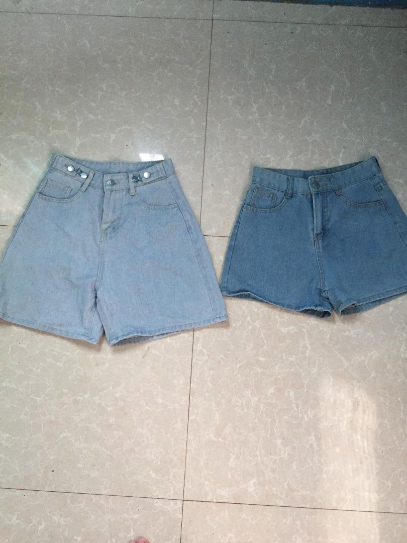 100 TAKE ALL DENIM SHORTS NO ISSUE MINT (Category: Announcements) located in Manila. Submitted by marley (Listing ID 1443235226, Image 1). Description: 🌷 Selling 2 Denim Shorts for Women • Take all for ₱99 • ₱60 each (tingi) • Waistline: 25 • Good condition, mint • Barely used, only worn once.