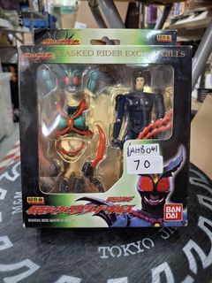 Bandai 幪面超人龍騎裝著變身王蛇連EX 契約獸01 魔鬼魚犀牛假面騎士