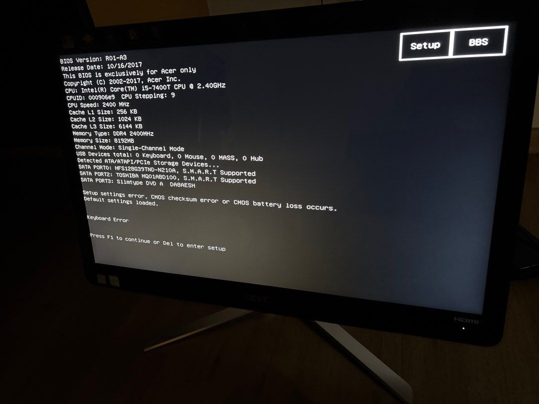 Acer All-in-One Desktop Computer479453383650201601