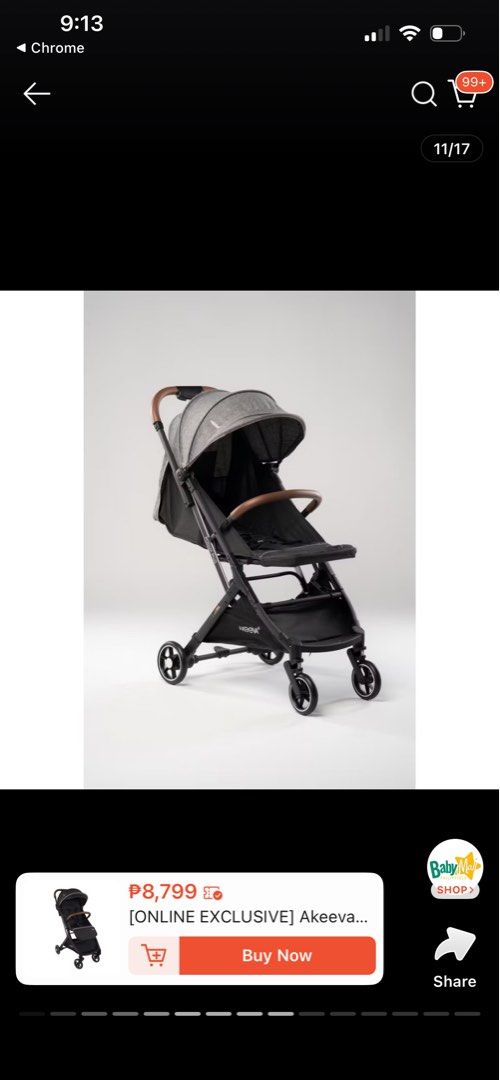 Akeeva Plus Lightweight Stroller (Category: Strollers) located in Manila. Submitted by benilynesc86212 (Listing ID 1443261610, Image 3). Description: - Lightweight Akeeva stroller - Easy to fold and carry - Secure 5-point harness - Comfortable padded seat - Adjustable canopy for sun protection - Ideal for travel and everyday outings - Compact folding for convenient storage.