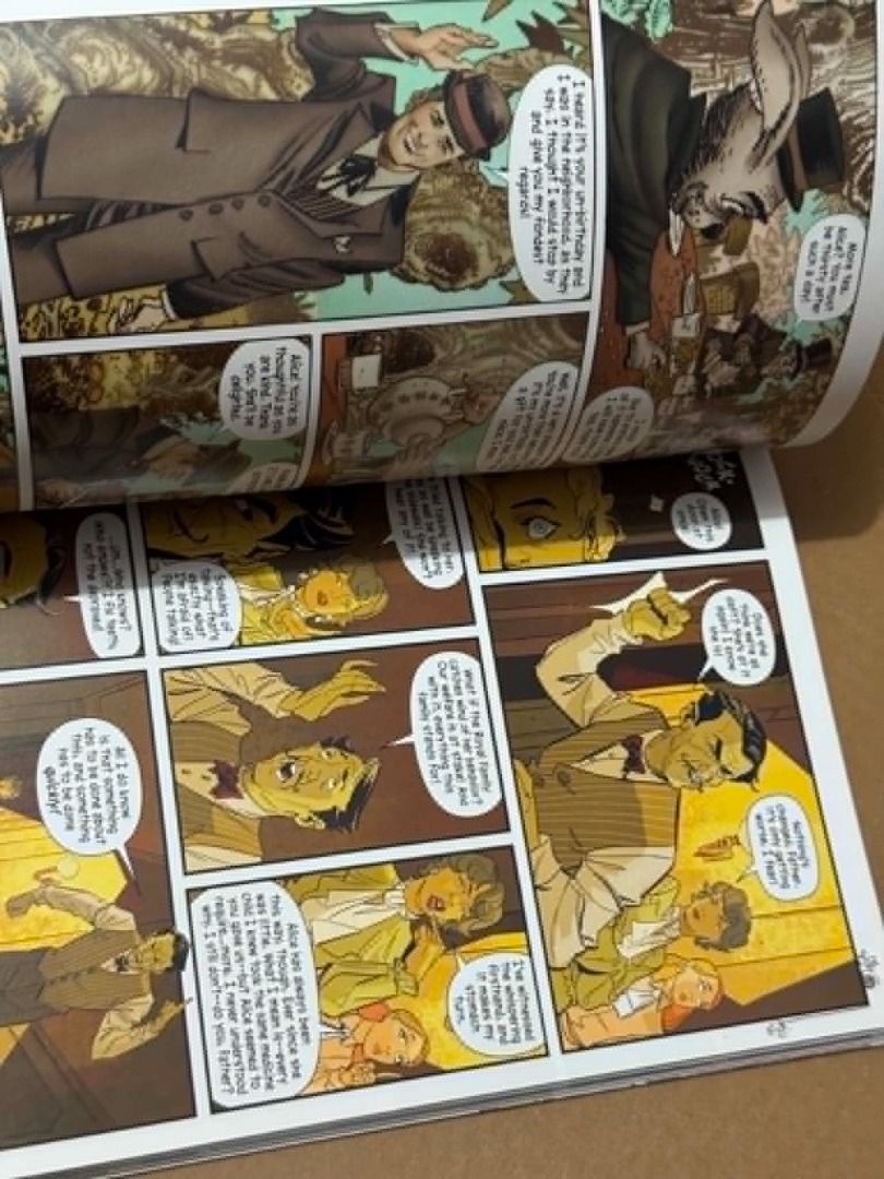 Alice Ever After Comic Book by BOOM! Studios (Category: Comics & Manga) located in Cavite. Submitted by yourpahinagirly (Listing ID 1443268795, Image 3). Description: - Alice Ever After comic book - Story by Dan Panosian, Giorgio Spalettta, and Fabiana Mascolo - Art by Giorgio Spalettta - Published by BOOM! Studios - Unique dark fantasy take on Alice in Wonderland - Perfect for fans of twisted fairy tales - Pages are clean and crisp.
