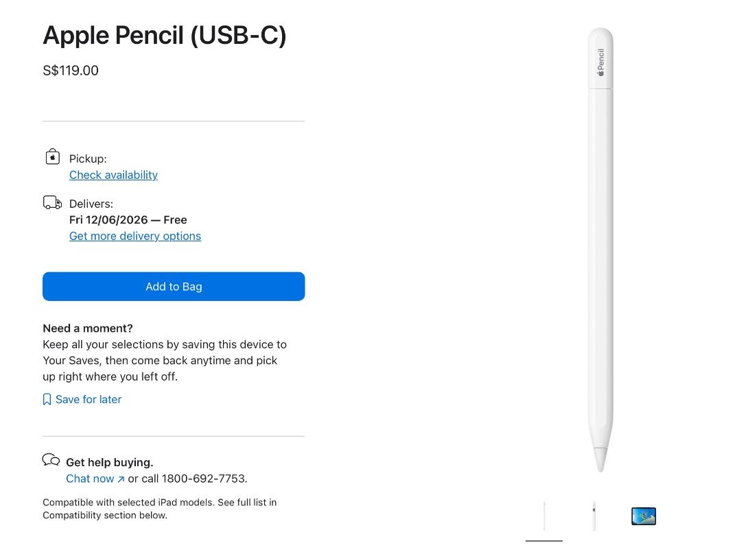 Apple Pencil (USB-C)