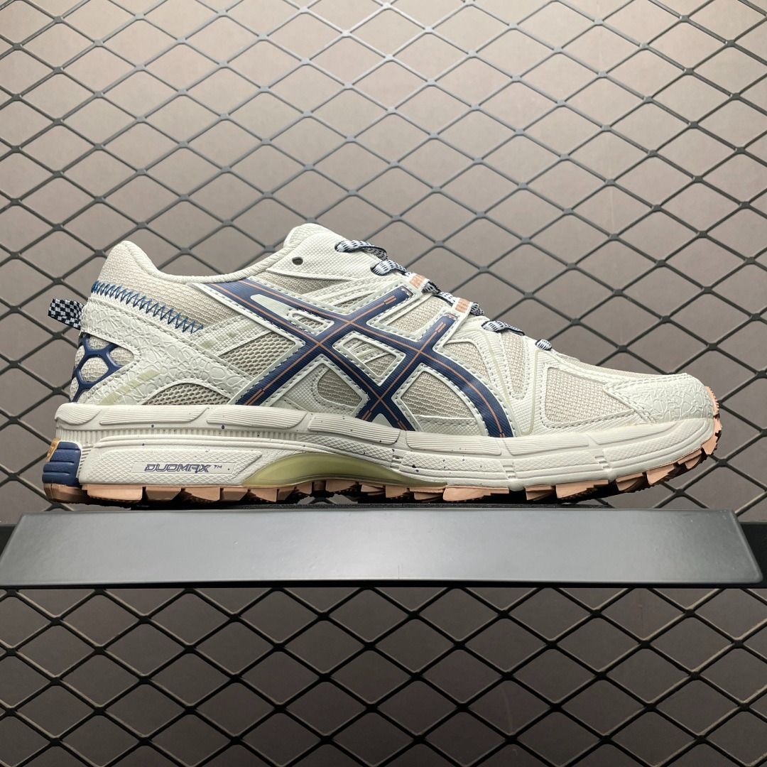 Asics Gel-Kahana 8 Cream Navy Copper Suede Mesh Outdoor Trail Hiking Shoes (Category: Sneakers) located in Singapore. Submitted by veritynew66 (Listing ID 1443216431, Image 3). Description: .