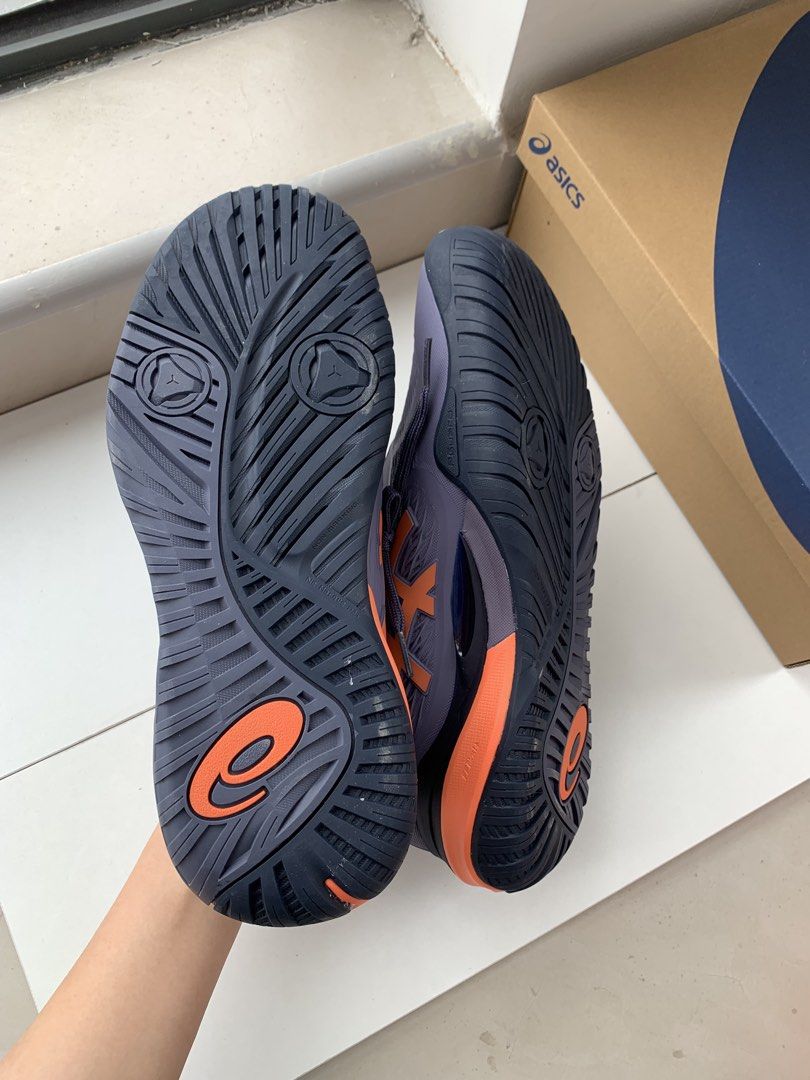ASICS GEL-RESOLUTION X CLAY Versatile and Comfortable Low-Top Tennis Shoes in Purple (Category: Sneakers) located in Singapore. Submitted by heymissnicole (Listing ID 1443193438, Image 5). Description: Limited stock & limited sizes. First come, firstserved. 🎁Supports viewing real photos.