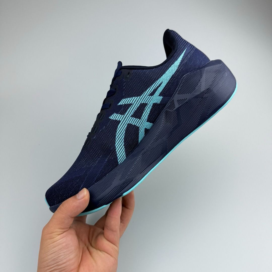 Asics Sonicblast FF Turbo 2 Navy Light Cyan Performance Running Shoes (Category: Sneakers) located in Singapore. Submitted by veritynew66 (Listing ID 1443258276, Image 3). Description: .