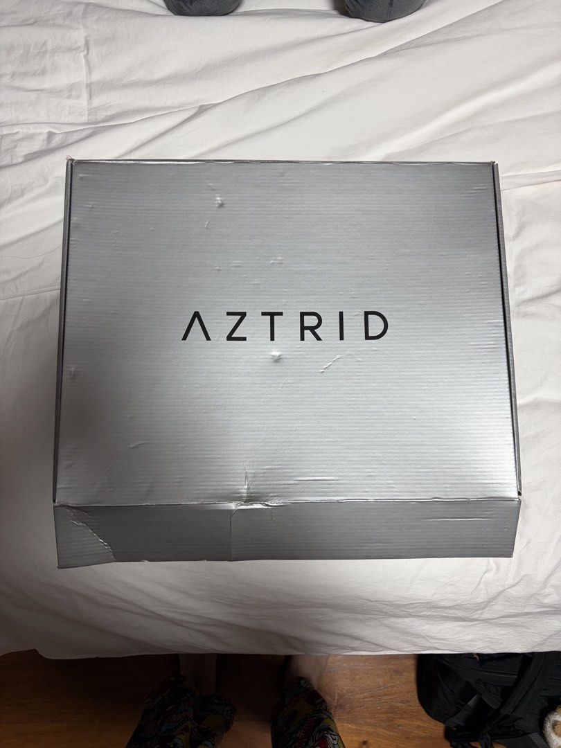 AZTRID Extra Large XL - Navy Blue Hobo Bag (Category: Shoulder Bags) located in Manila. Submitted by imda1 (Listing ID 1443284968, Image 2). Description: - Brand: AZTRID - Color: Navy Blue - Size: XL (can fit up to 15” laptop) - Material: Textured Faux Leather - Closure: Zipper top - Condition: like new, logo on the main bag was removed, see actual photo posted - Includes: Original box and dust bag .