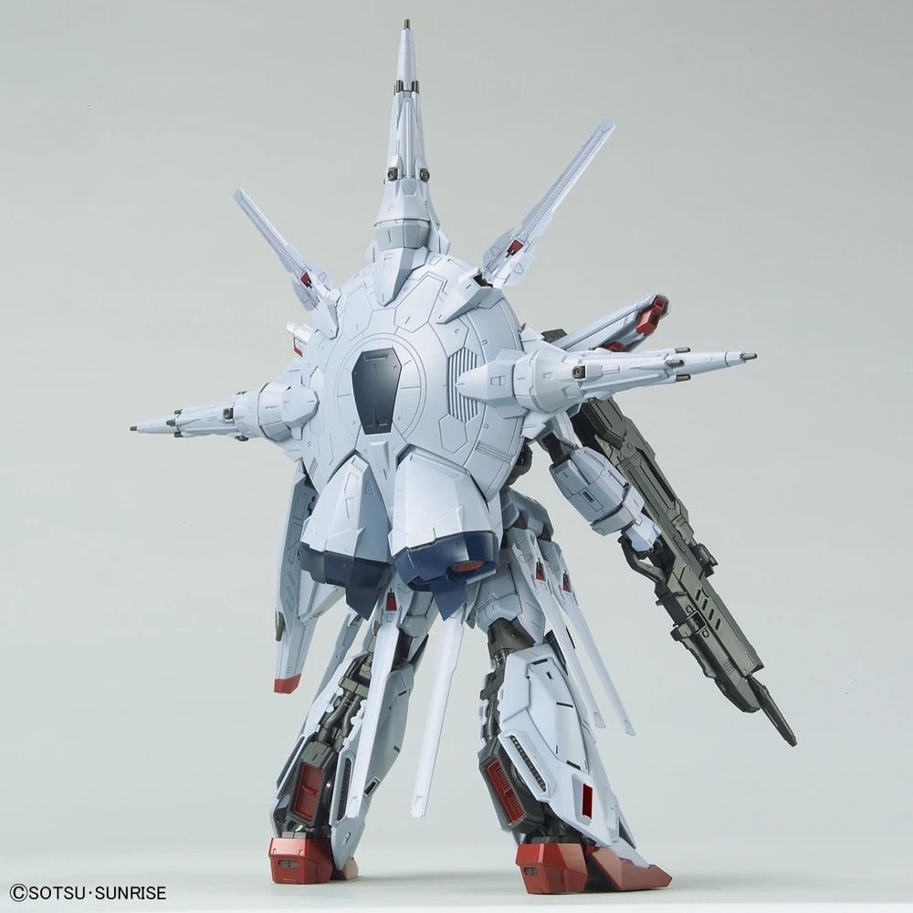 Bandai MG Gunpla ZGMF-X13A Providence Gundam (Category: Gundam Model Kits) located in Singapore. Submitted by suntrailerhobby (Listing ID 1443168503, Image 3). Description: The Master Grade (MG) 1/100 ZGMF-X13A Providence Gundam is a highly detailed, menacing plastic model kit released by Bandai on March 18, 2017. Hailing from the climax of Mobile Suit Gundam SEED, this heavy-armor mobile suit is piloted by the main antagonist, Rau Le Creuset. It