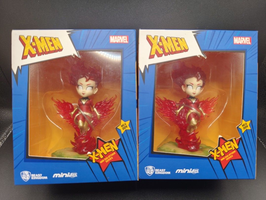 Beast Kingdom Egg Attack X-Men Dark Phoenix Action Figure (2 pcs) (Category: Figurines & Statues) located in Rizal. Submitted by royalty1998 (Listing ID 1443308782, Image 1). Description: - Beast Kingdom Egg Attack X-Men Action Figures - Features Dark Phoenix - Perfect for X-Men fans and collectors - Figures are in original, unopened packaging.