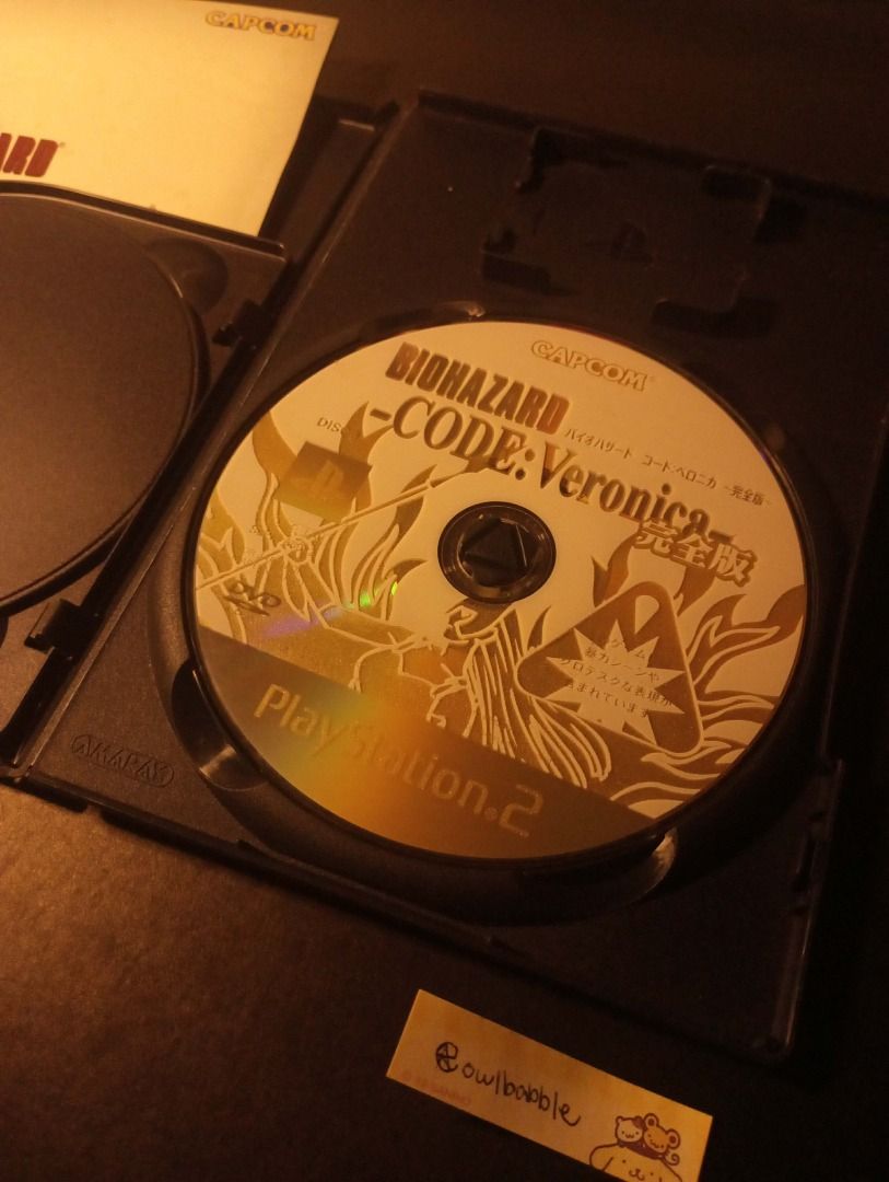 Biohazard Code: Veronica Complete Edition PS2 Game (Category: PlayStation) located in Caloocan City. Submitted by owlbabble (Listing ID 1443136103, Image 3). Description: no damage on the case nor discs! includes manual AND devil may cry trial disc. - price negotiable - buyers shoulders shipping fee, meet ups possible - loc: commonwealth, q.c. - please message for proofs and more pics and vids! .