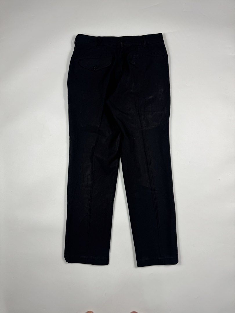 BLACK COMME des GARCONS Trouser Pants (Category: Trousers) located in Iloilo. Submitted by 50houndidz (Listing ID 1443142049, Image 2). Description: BLACK COMME des GARCONS Trouser Pants excellent no issue size: xs laid flat measurements: 29 waistline 37 length 7.5 leg opening dm for more questions .