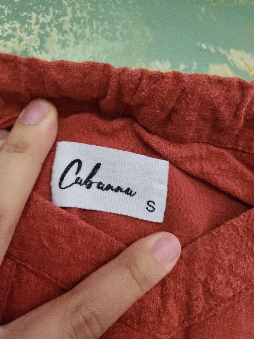 Cabanna Orange Crop Top (Category: Others Tops) located in Makati City. Submitted by abbydeclutters (Listing ID 1443292645, Image 2). Description: Cute orange crop top bought in Boracay from a brand named Cabanna size S, linen-blend feel.