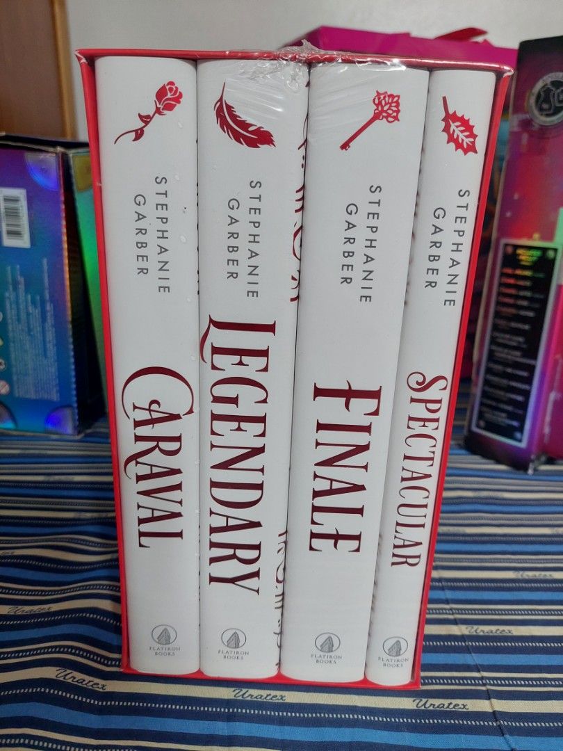 Caraval holiday collection books (Category: Storybooks) located in Manila. Submitted by andy.andy23 (Listing ID 1443220714, Image 2). Description: Price: 4200 MOP:GCash Courier: Lalamove (same day delivery) Location : alabang Shipping at buyer's expense.