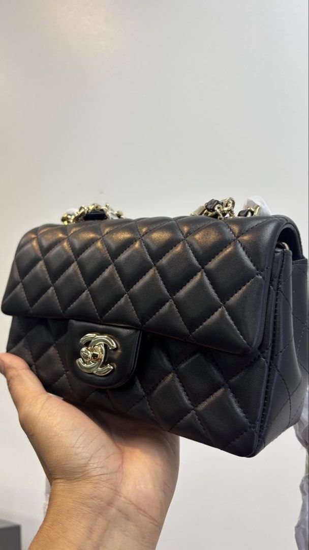 Chanel Coco Charms Mini Rectangular black top hadle bag (Category: Luxury Bags & Wallets) located in Taguig. Submitted by shoppersluxe2394 (Listing ID 1443188831, Image 3). Description: .