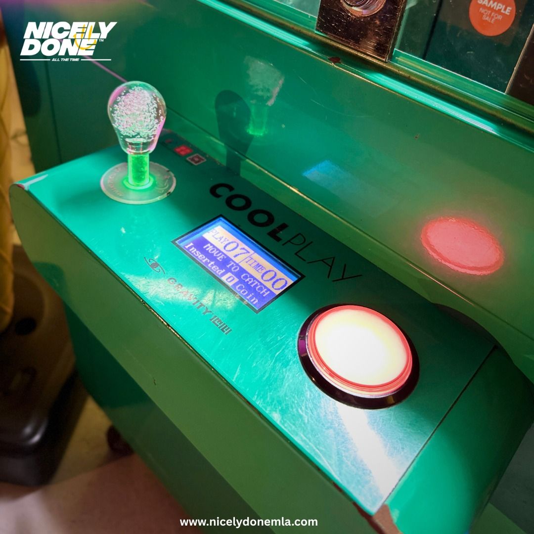 Claw Machine By Nicelydone (Category: Interactive Toys) located in Manila. Submitted by nicelydone31948 (Listing ID 1443155131, Image 2). Description: 🕹️✨ CLAW MACHINE BY NICELYDONE ✨🕹️ Bring the arcade experience closer to home, your business, or your event with our eye-catching Claw Machines. Whether you're filling it with plushies, toys, gadgets, giveaways, or prizes, it's guaranteed to attract attention and keep people entertained. 🎯🎁 Ava