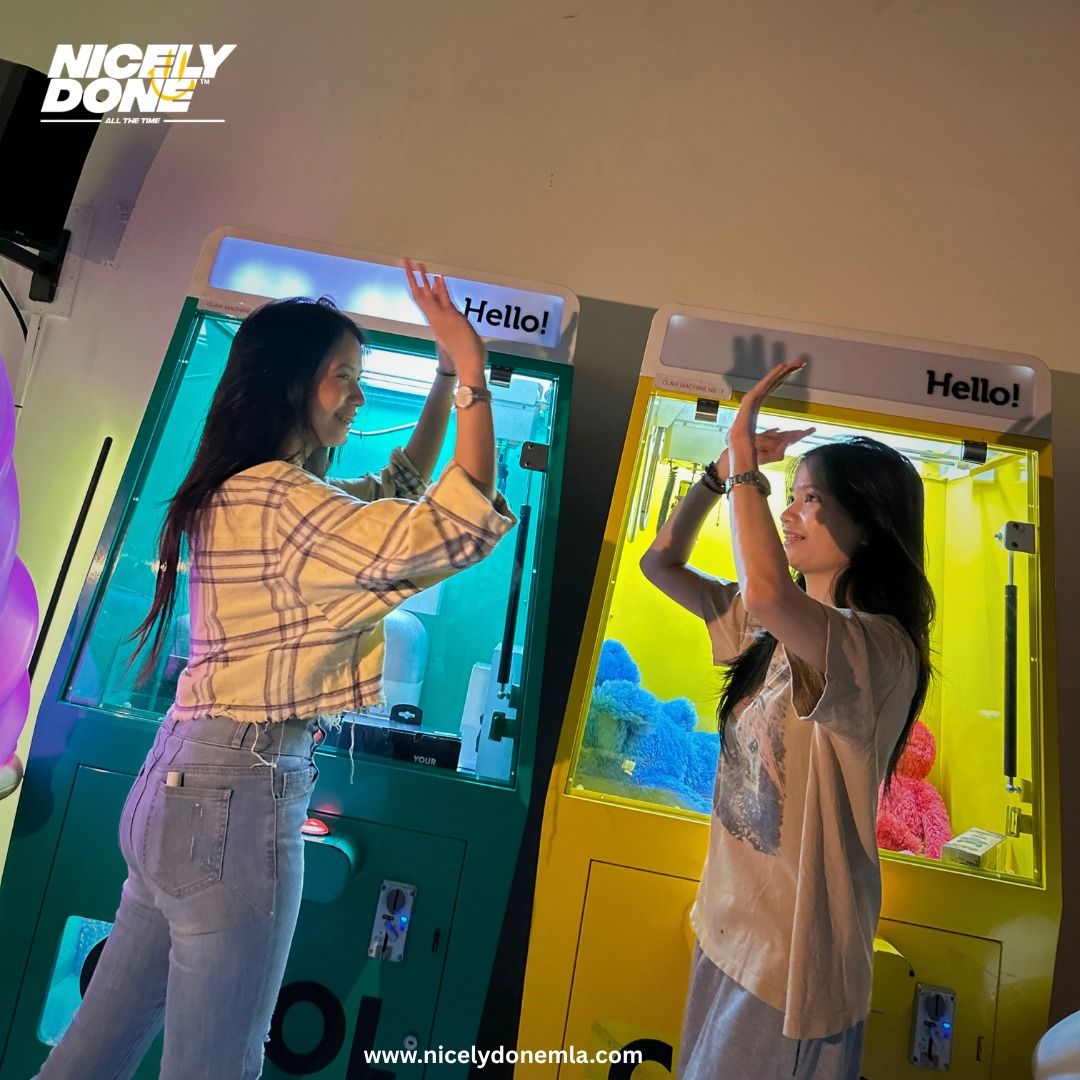 Claw Machine By Nicelydone (Category: Interactive Toys) located in Manila. Submitted by nicelydone31948 (Listing ID 1443155131, Image 3). Description: 🕹️✨ CLAW MACHINE BY NICELYDONE ✨🕹️ Bring the arcade experience closer to home, your business, or your event with our eye-catching Claw Machines. Whether you're filling it with plushies, toys, gadgets, giveaways, or prizes, it's guaranteed to attract attention and keep people entertained. 🎯🎁 Ava