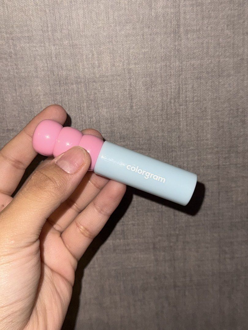 Colorgram Soda Code Peach Fruity Gloss Tint 03 (Category: Makeup) located in Las Pinas. Submitted by coolthreadz (Listing ID 1443300257, Image 1). Description: - Colorgram Lip Tint in shade 03: Soda Code Peach - Type: Fruity Gloss Tint - Finish: Natural glossy lip look - Packaging: Light blue bottle with a pink cap - Features: Easy to carry, perfect for everyday natural makeup - swatched three times! not my shade.
