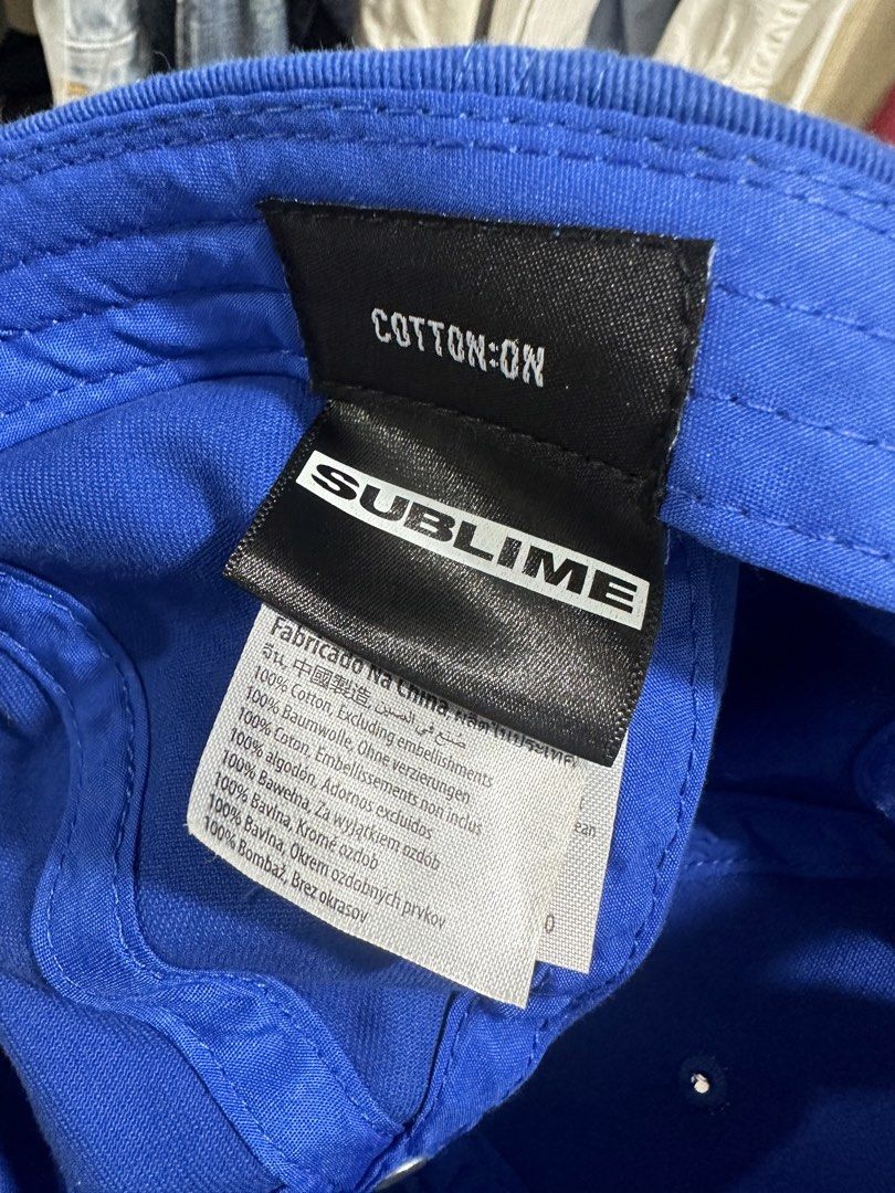 Cotton On x Sublime Blue Flame Logo Baseball Cap (Category: Caps & Hats) located in Angeles City. Submitted by kehyani (Listing ID 1443268944, Image 3). Description: brandnew no issue angeles city.