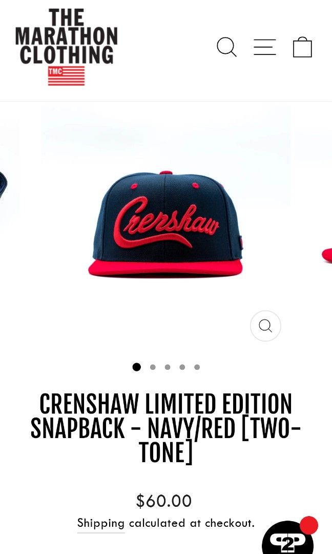 CRENSHAW NIPSY HUSTLE LIMITED EDITION SNAPBACK (Category: Caps & Hats) located in Quezon City. Submitted by jedcapsmania (Listing ID 1443197120, Image 2). Description: CRENSHAW (NIPSY HUSTLE LIMITED EDITION) • SnapBack Hat🧢 • Brandnew & Legit 💯 • Price: 999 • Courier: LBC/Lalamove • Payment: GCash/Bank transfer • Location: Munoz proj8 Qc📍 PAYMENT FIRST | NO COD | NO RESERVATION DM FOR FASTER TRANSACTIONS 📩.
