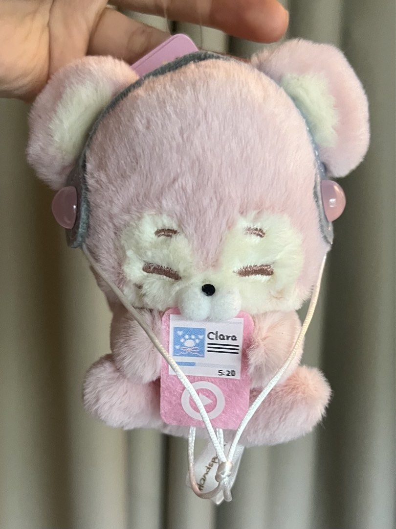 Cute Pink Squirrel Plush with Headphones Keychain (Category: Plushies & Soft Toys) located in Quezon City. Submitted by ella.cstn (Listing ID 1443261176, Image 1). Description: - Super cute Pink Squirrel Plush Keychain - From Japan Mop💵: Gcash only (STRICTLY PAYMENTS FIRST) 📍Loc: Tomas Morato Ave., Q.C 🌸 PM for more details.