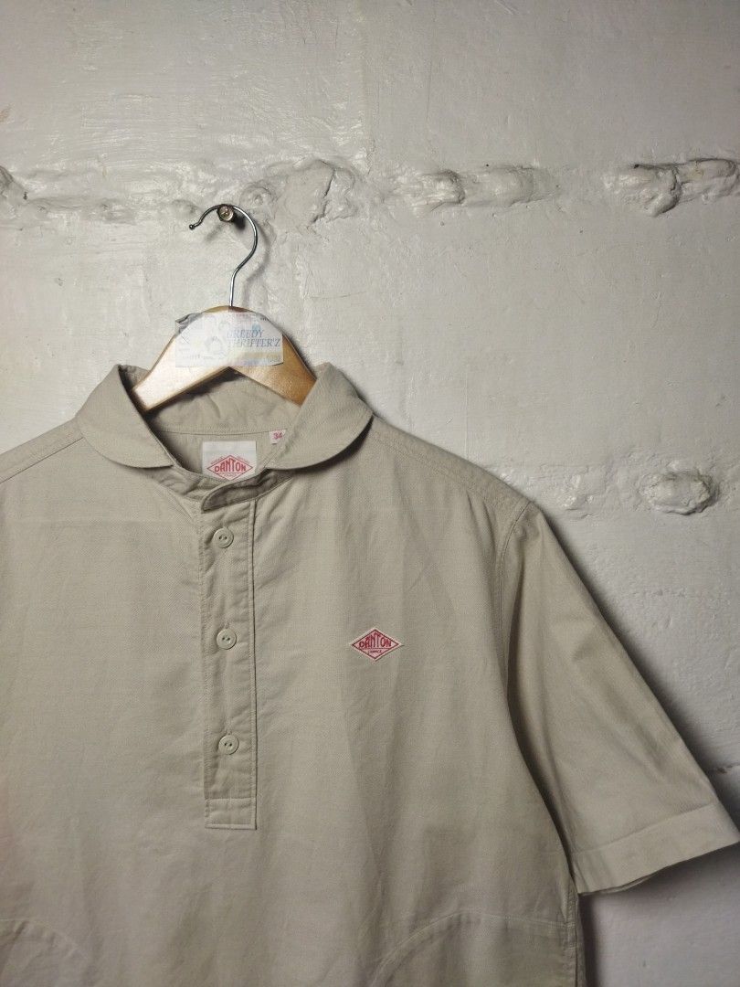 DANTON OXFORD ROUND COLLAR SHORT SLEEVE (Category: Tshirts & Polo Shirts ) located in Las Pinas. Submitted by greedythrifterz (Listing ID 1443252024, Image 3). Description: DANTON OXFORD ROUND COLLAR SHORT SLEEVE DIMES- WIDTH 21.5, LENGTH (FRONT 23, BACK 25) NO ISSUE, NEED WASH ONLY, FREESHIP, NEGOTIABLE 📩.