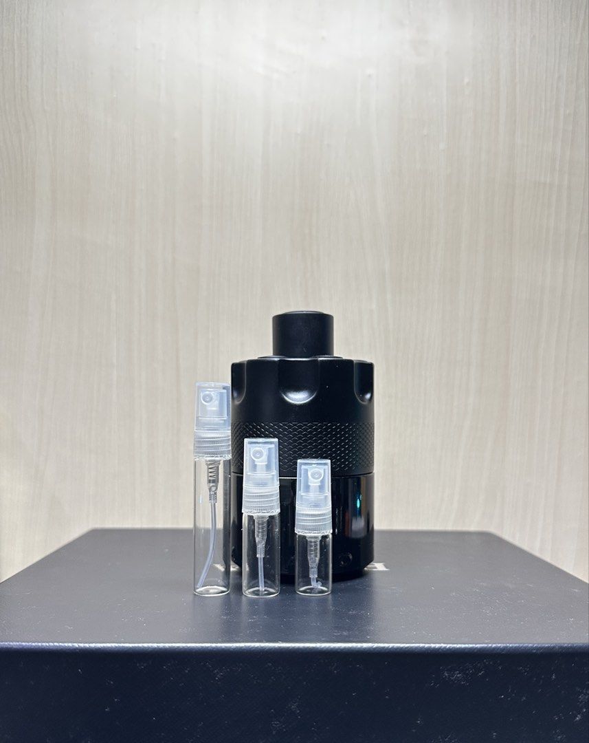DECANT: Azzaro The Most Wanted Intense EDP Batch 2022 (2ml,3ml,5ml) (Category: Fragrance & Deodorants) located in Rizal. Submitted by fougere_ (Listing ID 1440751744, Image 1). Description: 100% Authentic Genuine Original. I do not use nor sell counterfeit frags. Old batch : ABW21ER of 2022 (engraved bottle and older short atomizer assembly) These aren’t off the shelf decants. I only prepare them after payment is settled, so please allow me a bit