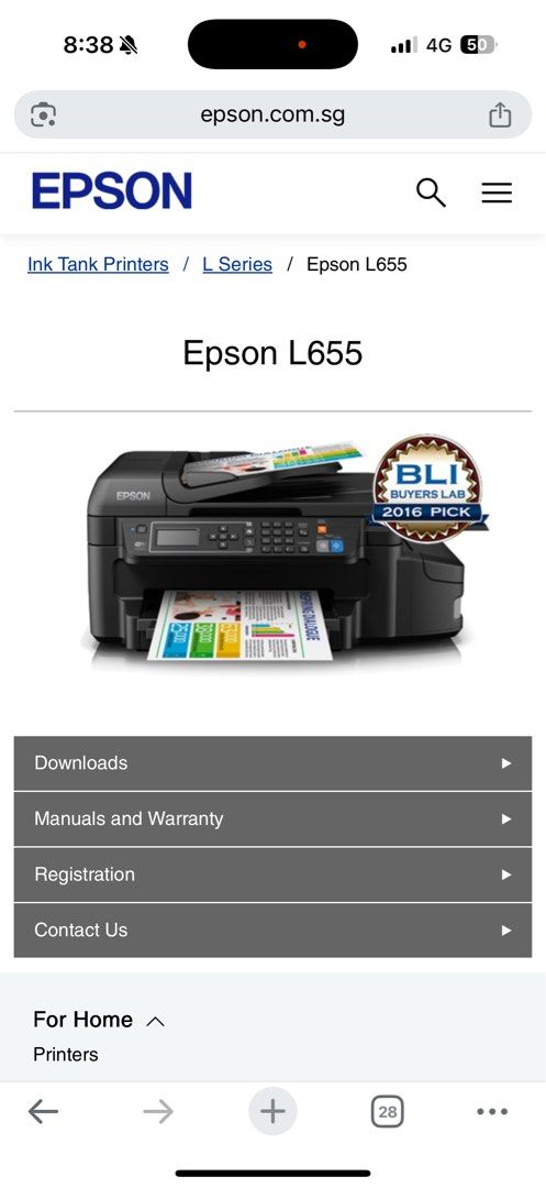 Epson L655 Ink Tank Printer479507043446302720