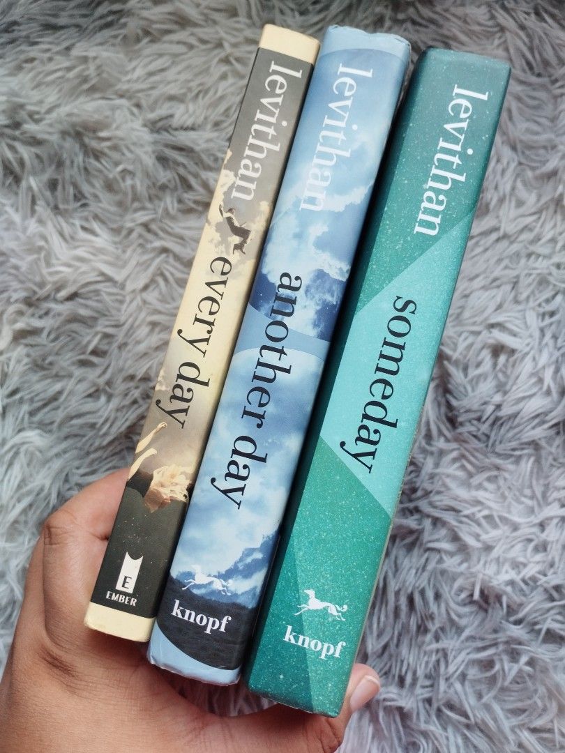EVERY DAY TRILOGY (1 PB, 2 HB) BY DAVID LEVITHAN (Category: Storybooks) located in Bantayan. Submitted by book_island_ph (Listing ID 1443200159, Image 3). Description: MAKE READING A HABIT ‼️‼️‼️ AVAILABLE IF YOU CAN MAKE AN OFFER. PLEASE DON'T WASTE MY REPLY QUOTA IF NOT SURE BUYER. Swipe to left to see additional details/photos of the book. Pictures of the books are posted for hassle free transactions, no unnecessary photo request please. As I'