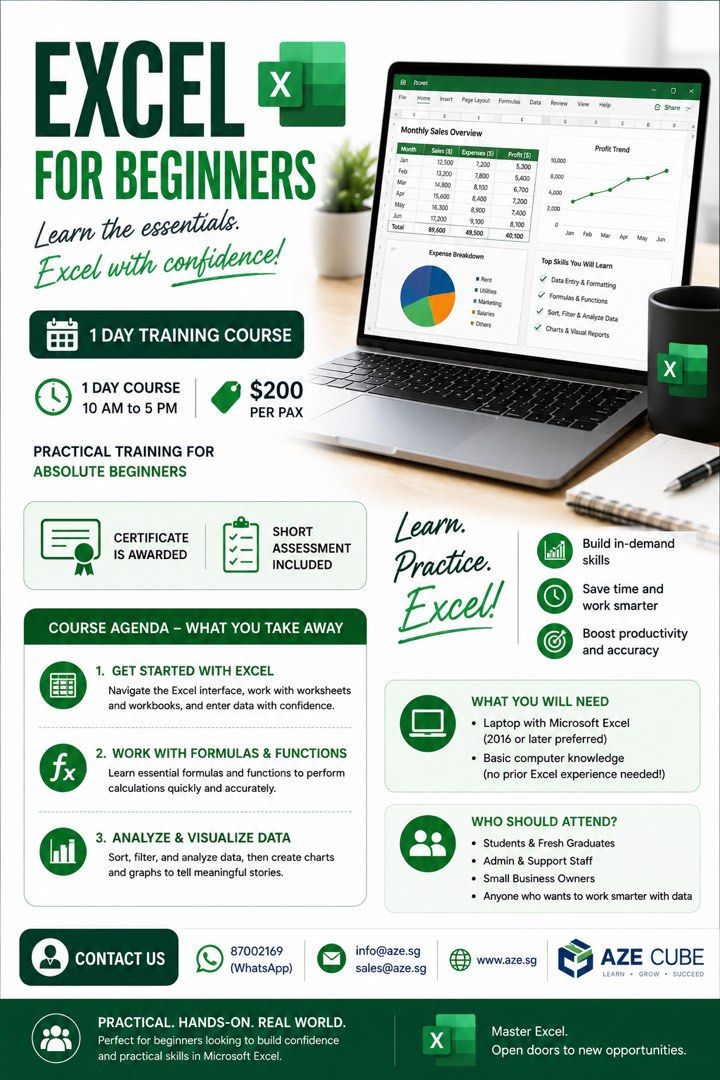 Excel online Training - Intermediate/Basic (Category: Software) located in Singapore. Submitted by gama_abc (Listing ID 1443156076, Image 1). Description: .