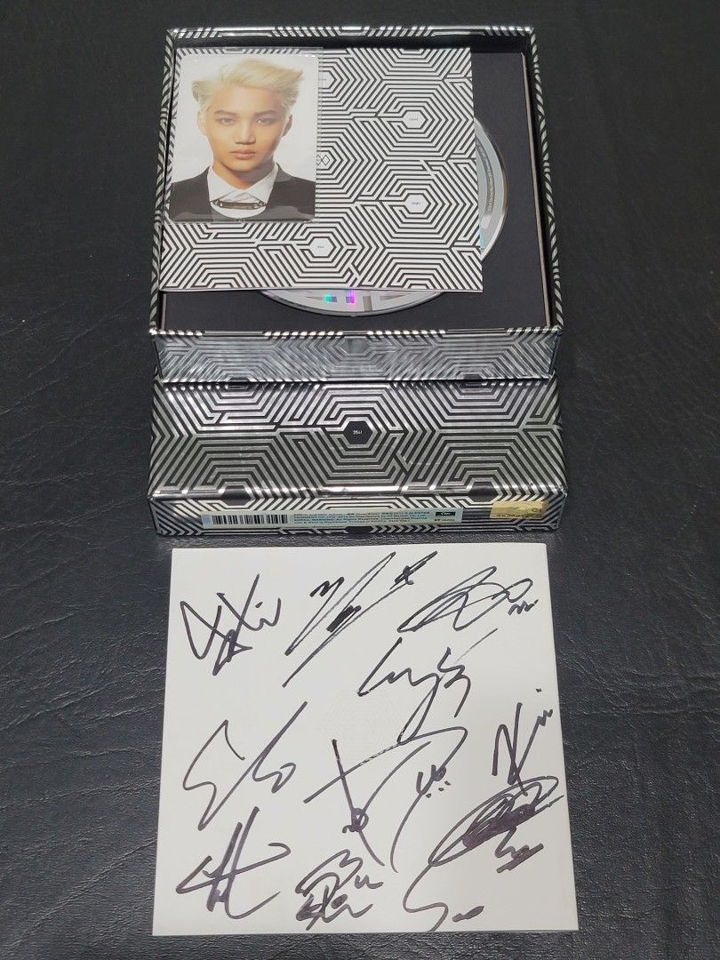 EXO Signed Album with Photocard (Category: K-Wave Merchandise) located in Cabanatuan. Submitted by thirdysc1197 (Listing ID 1443302134, Image 1). Description: -EXO Signed Overdose Album - Includes CD - Comes with Kai photocard - Signed booklet with all 10 member autographs (No Kris and Luhan) A must-have collectible for any EXO fan! Php 10,000 + sf ❌️sensi❌️.