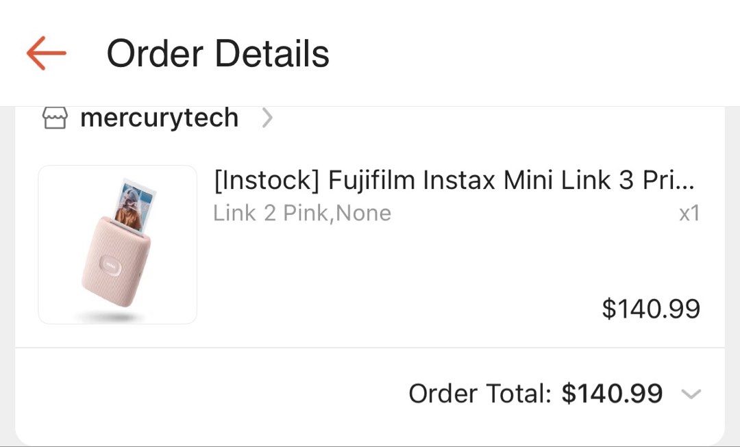 Fujifilm Instax Mini Link 2 Printer - Black478983151357143041