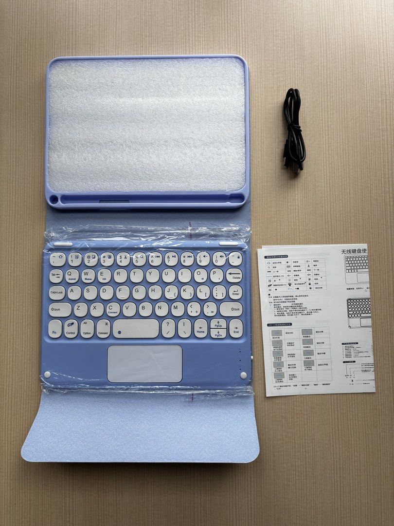 Generic Touch Keyboard Case for iPad Mini 6/7 -8.3" Purple479097978587064322