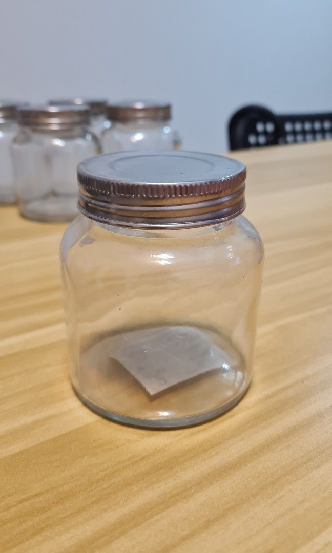 Glass Jars with Metal Lids
