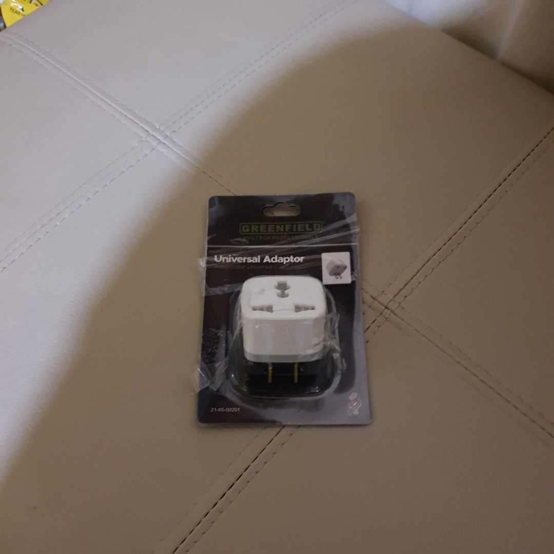 Greenfield Universal Travel Adapter (Category: Cables & Adaptors) located in Pasig City. Submitted by mr.bargaindeal (Listing ID 1443263243, Image 3). Description: - Universal adapter for all your travel needs. - Compact and easy to use. - Plug in your devices anywhere in the world. - Great for frequent travelers or anyone with international electronics. - Get yours today!.