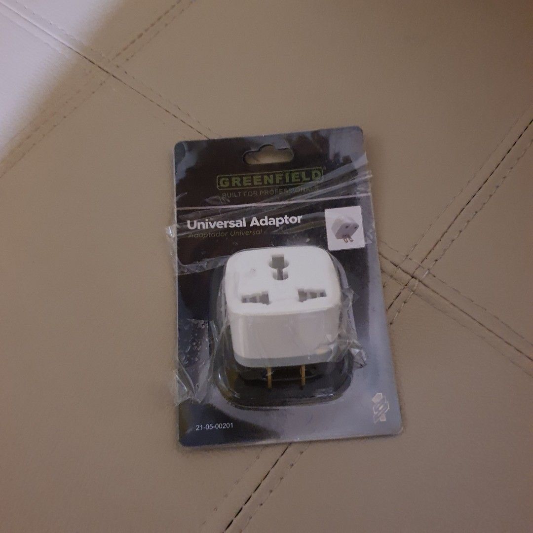 Greenfield Universal Travel Adapter (Category: Cables & Adaptors) located in Pasig City. Submitted by mr.bargaindeal (Listing ID 1443263243, Image 2). Description: - Universal adapter for all your travel needs. - Compact and easy to use. - Plug in your devices anywhere in the world. - Great for frequent travelers or anyone with international electronics. - Get yours today!.