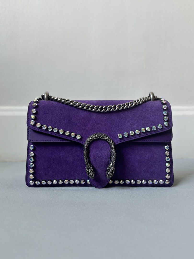 Gucci Dionysus Limited Edition (Category: Luxury Bags & Wallets) located in Muntinlupa City. Submitted by closet.confessions (Listing ID 1443195580, Image 3). Description: Mythical. Magical. Majestic. The Limited Edition GUCCI GG Dionysus 💜 with Swarovski Crystals 💎 BRAND NEW/ Unused comes FULLSET except receipt; box, dustbag, care card & FREE Legit Grails certificate *other seller’s price: 65k (used ones) SRP: 150k plus! .