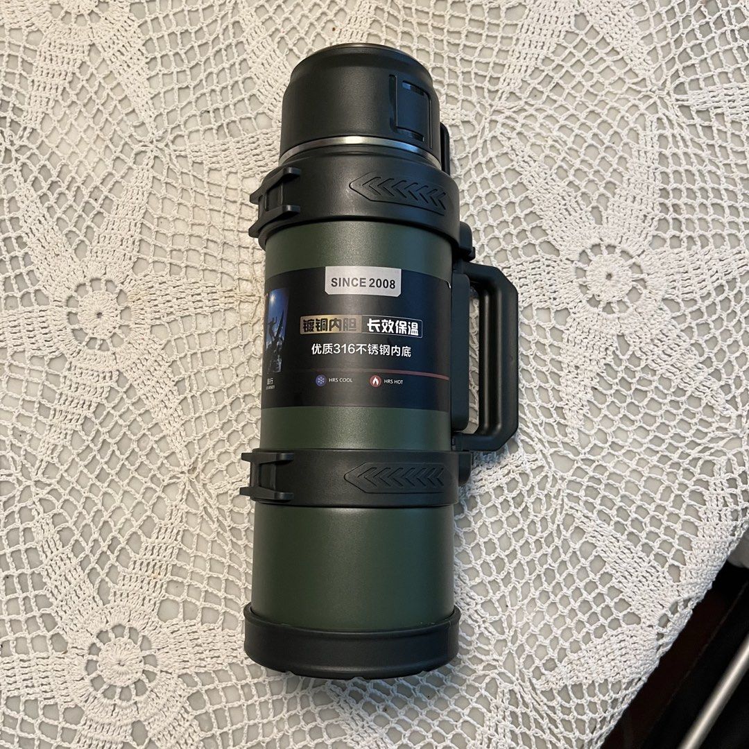 High Vacuum Pot Thermos Flask 2L Green479314487616491520