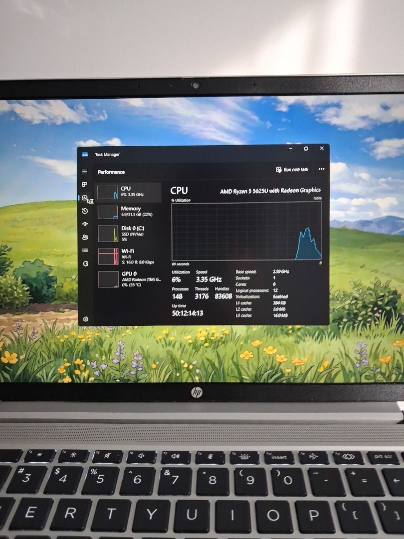 HP Probook 445 G9 32gb ram 512gb storage