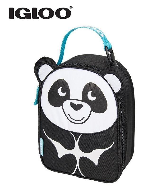 Igloo panda lunch insulated Bag (Category: Food Organization & Storage) located in Makati City. Submitted by r1property (Listing ID 1443283004, Image 1). Description: pickup Location: Makati City Brand: Igloo Model: Panda *can fit 2 avent bottles condition: brandnew with tag unused price: 600php slightly negotiable -Huggable animal-shaped lunch bag! -Side buckle closure on top handle conveniently attaches to backpacks and other items -Ears are po