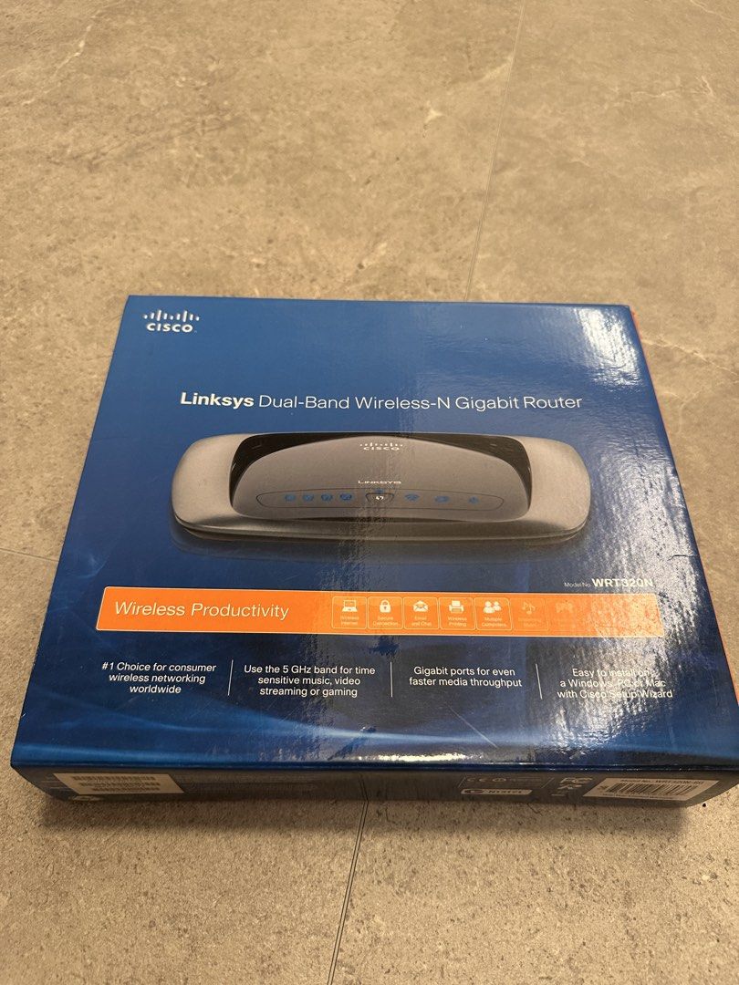 Linksys by Cisco Dual-Band Wireless-N Gigabit Router WRT54GN