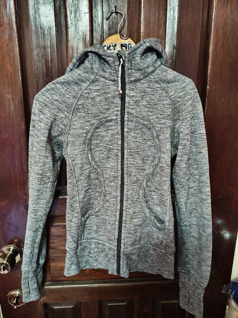 Lululemon scuba hoodie deep coal silver spoon (Category: Coats, Jackets and Outerwear) located in Puerto Princesa. Submitted by lotsstuff (Listing ID 1443306834, Image 3). Description: size 2 fits small womens pit 16/24 dimes like new price 750+sf.