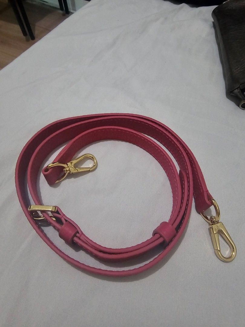 LV Capucines Woven Bag (Category: Luxury Bags & Wallets) located in Quezon City. Submitted by dhexyoblepias (Listing ID 1443141759, Image 2). Description: - Authentic Louis Vuitton woven bag - Features a stylish pink leather handle - Comes with a detachable pink leather strap with gold hardware - Elegant woven exterior with pink leather accents - Ideal for your summer adventures - Includes original Louis Vuitton dust bag.