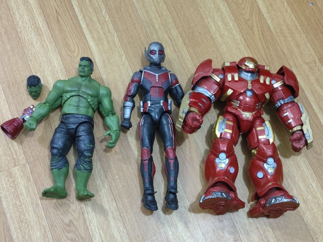 Marvel Legends Hulk, Ant-Man, and Hulkbuster Action Figures (Category: Figurines & Statues) located in Abucay. Submitted by lxtoyverse (Listing ID 1443131522, Image 1). Description: Hulk BaF - 3290 Giantman BAF - 1890 Hulkbuster - 3290.