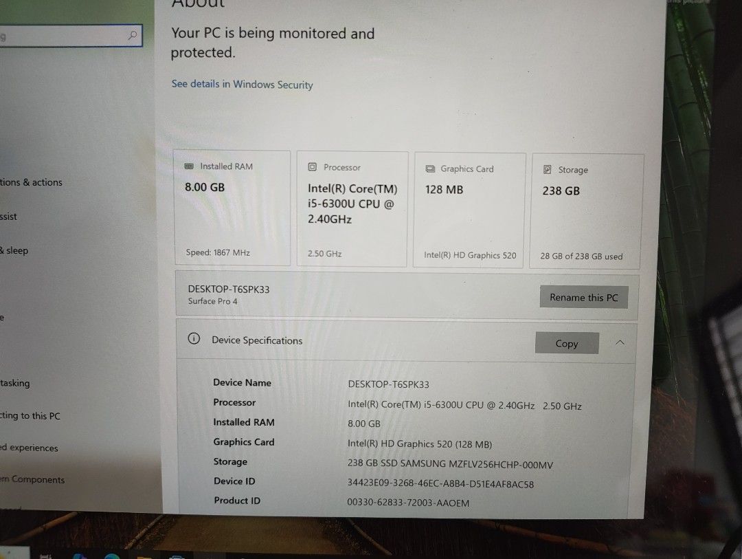 Microsoft Surface Pro 4 Tablet479091537551697923