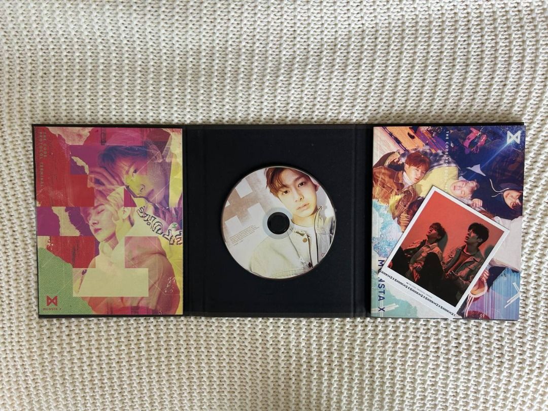 Monsta X The Code: Protocol Terminal Ver. w/Inclusions (Category: K-Wave Merchandise) located in Muntinlupa City. Submitted by repurposisters (Listing ID 1443182362, Image 1). Description: Monsta X The Code: Protocol Terminal Ver. w/Inclusions w/ flaws (binding issue) Includes: Hyungwon CD Plate I.M. Mini Photobook Hyungwon & I.M. Scene Polaroid MOP: Gcash DM me for more details! .