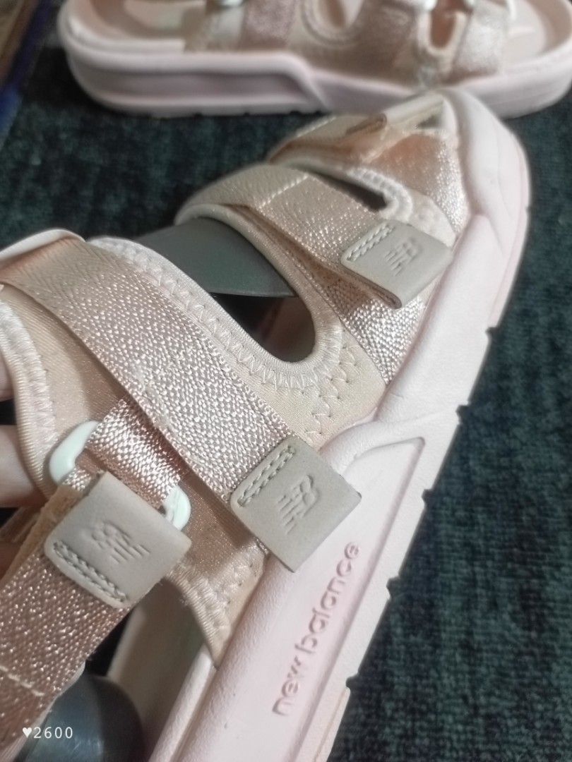 New Balance Pink Sandals (Category: Flats & Sandals) located in Baguio. Submitted by 26_zerozero (Listing ID 1443174337, Image 3). Description: NB Sandals Size: 36 M Size: 37.5 W.